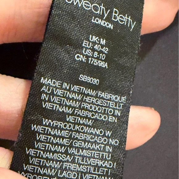 💜Sweaty Betty Purple/Gray Women's Jersey Long Sleeve Top💜STUNNING 💜 - Picture 15 of 16